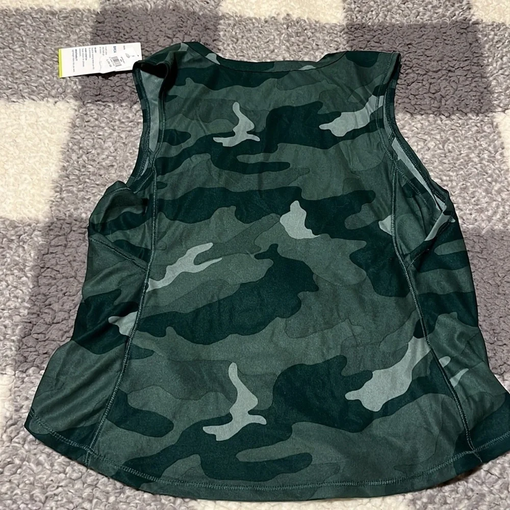 New Old Navy Girls Camo Loose Tank Top Size Large 10-12 NWT
